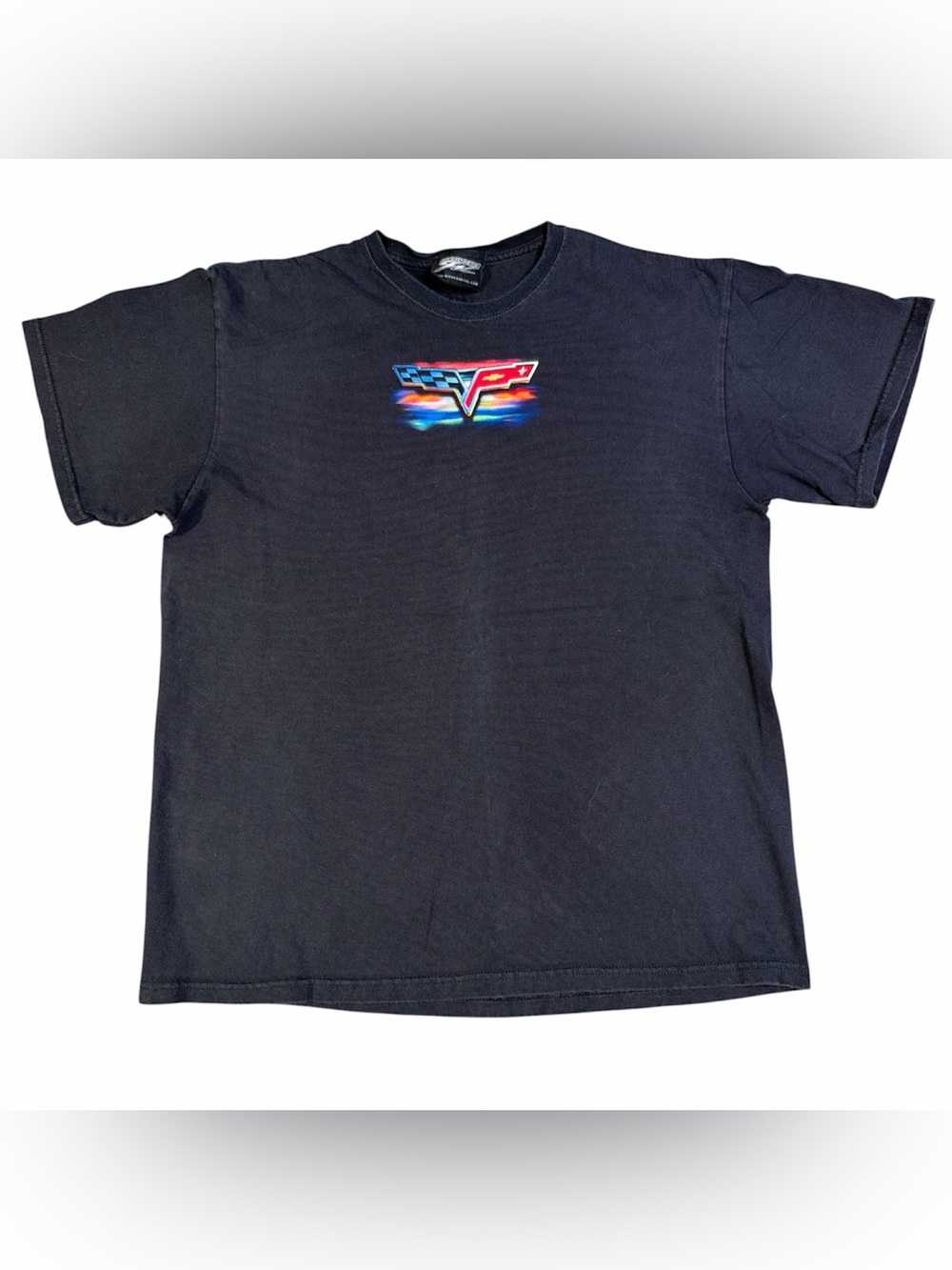 Wicked Metal Corvette C6 T Shirt Men’s L Best Weekends Double Sided Chevy Black